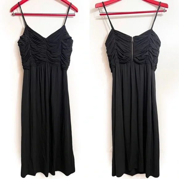 Burberry Black Ruched Dress Spaghetti Strap - Picture 3 of 3